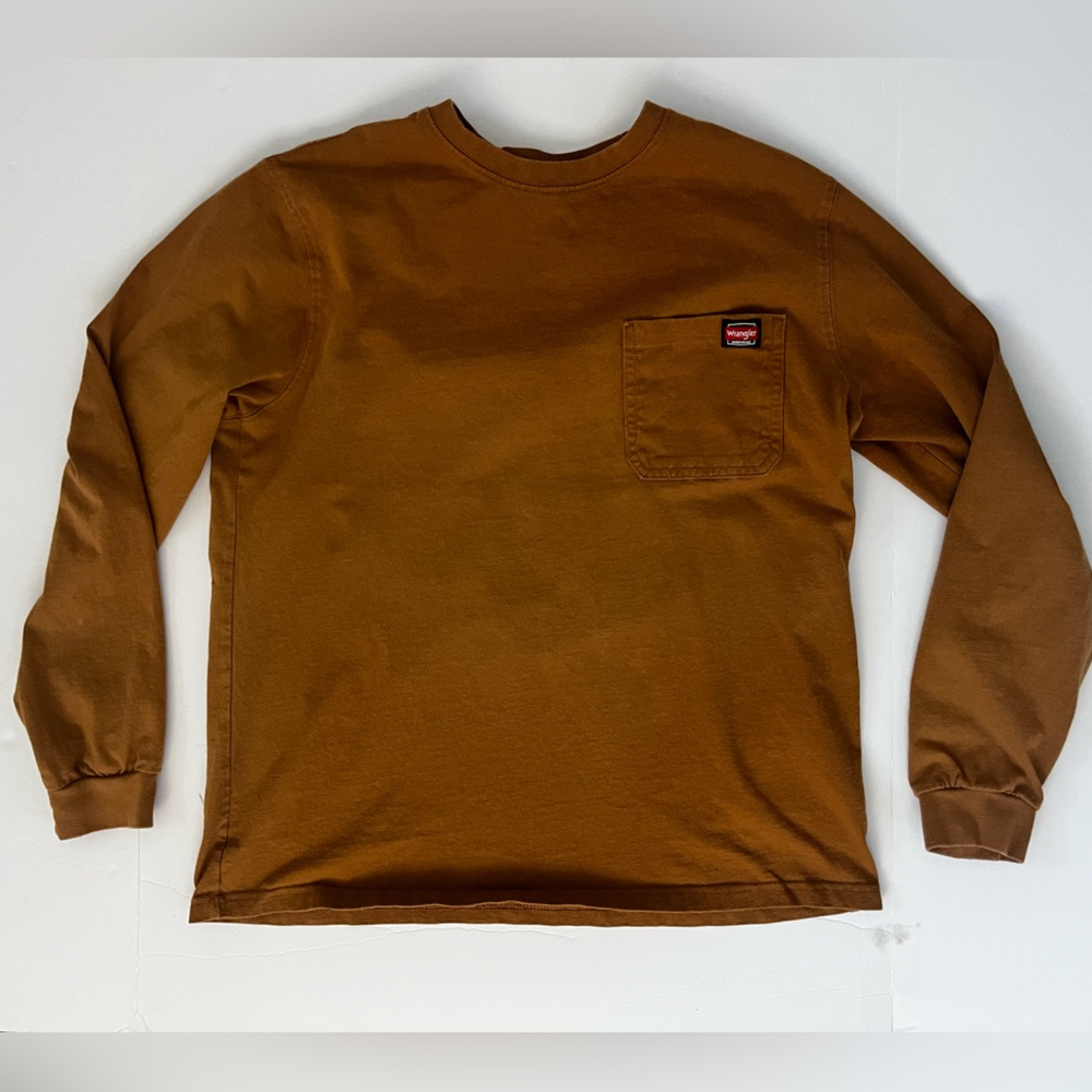 Wrangler Workwear Tan Shirt Medium